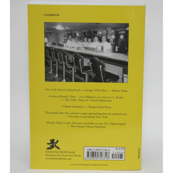 Signed WHAT'S COOKING AT MOODY'S DINER by Nancy Genthner Versa 2003 TPB Cookbook - Picture 2 of 10